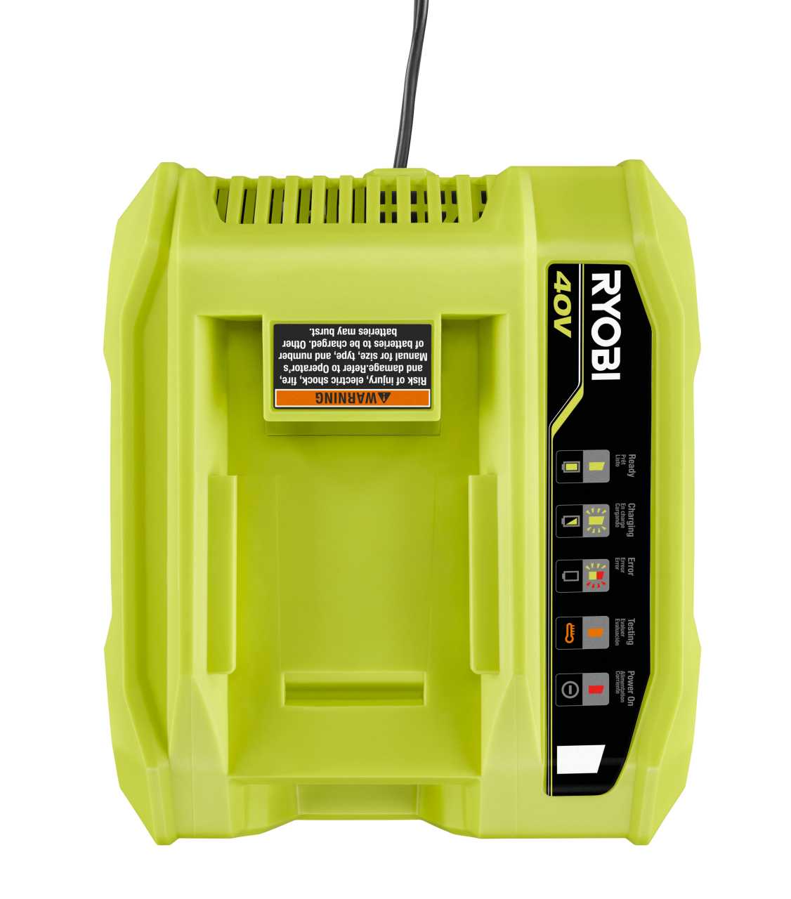 Product Features Image for 40V LITHIUM-ION 6.0AH HIGH CAPACITY BATTERY AND RAPID CHARGER KIT.