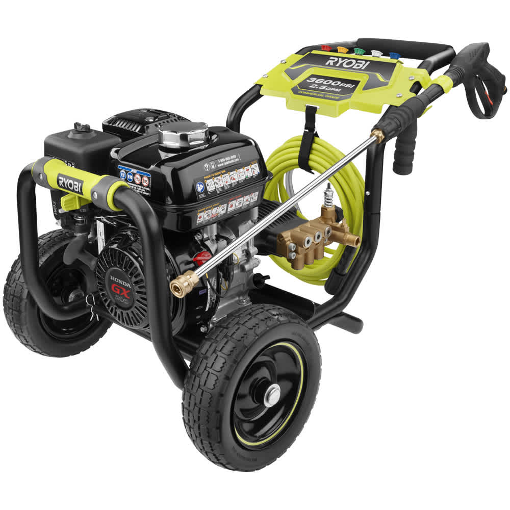 Feature Image for 3600 PSI Honda  GX200 Pressure Washer.