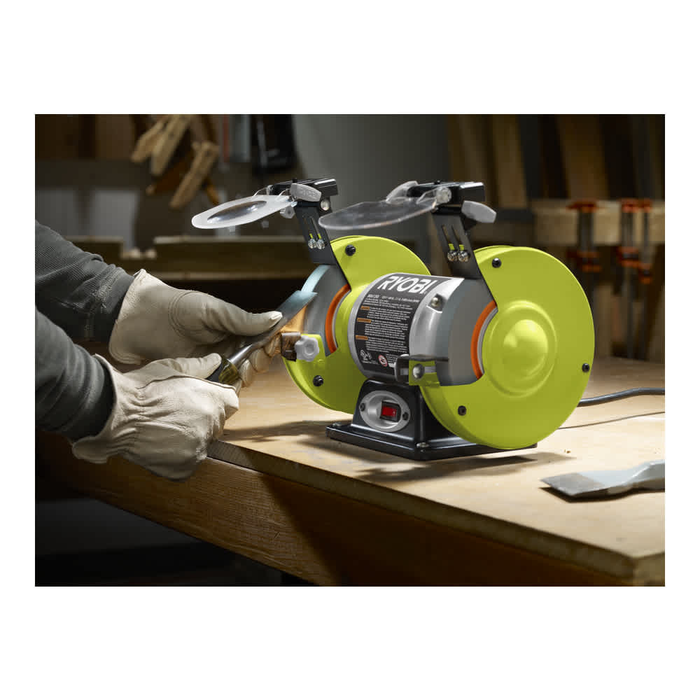 Product Features Image for 6 IN. Bench Grinder.