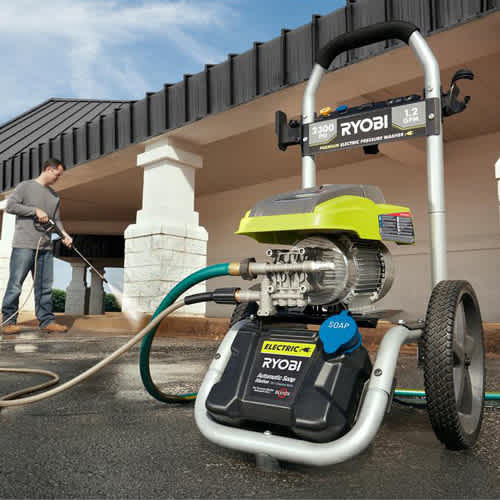 Product Features Image for 2300 PSI BRUSHLESS ELECTRIC PRESSURE WASHER.