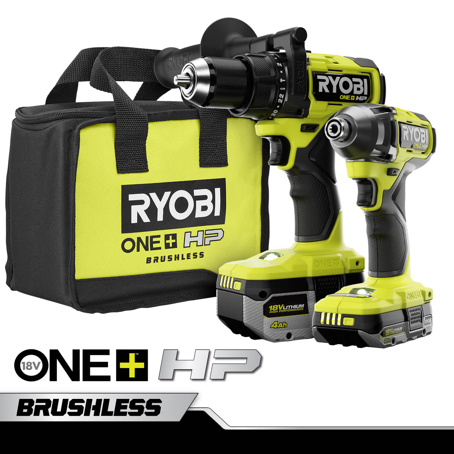 Feature Image for 18V ONE+ HP Brushless 2-Tool Combo Kit.
