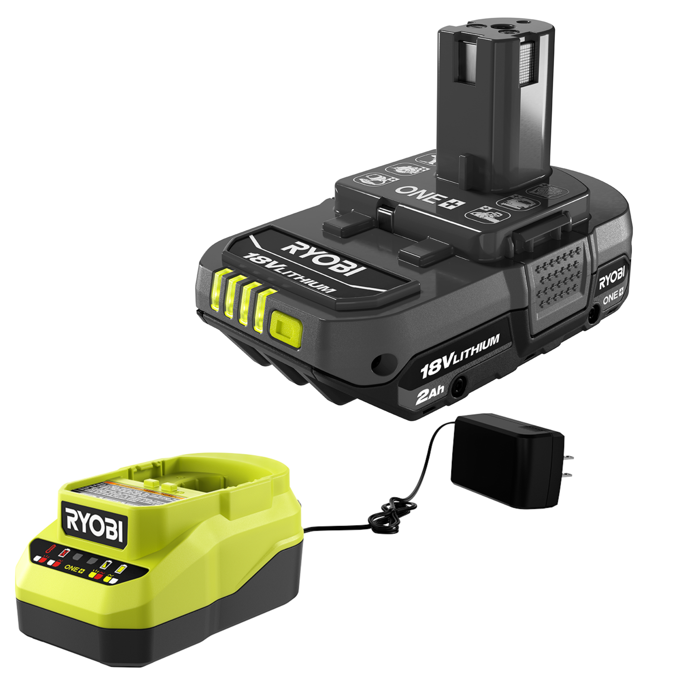 Feature Image for 18V ONE+ 2.0Ah Lithium-Ion Battery.