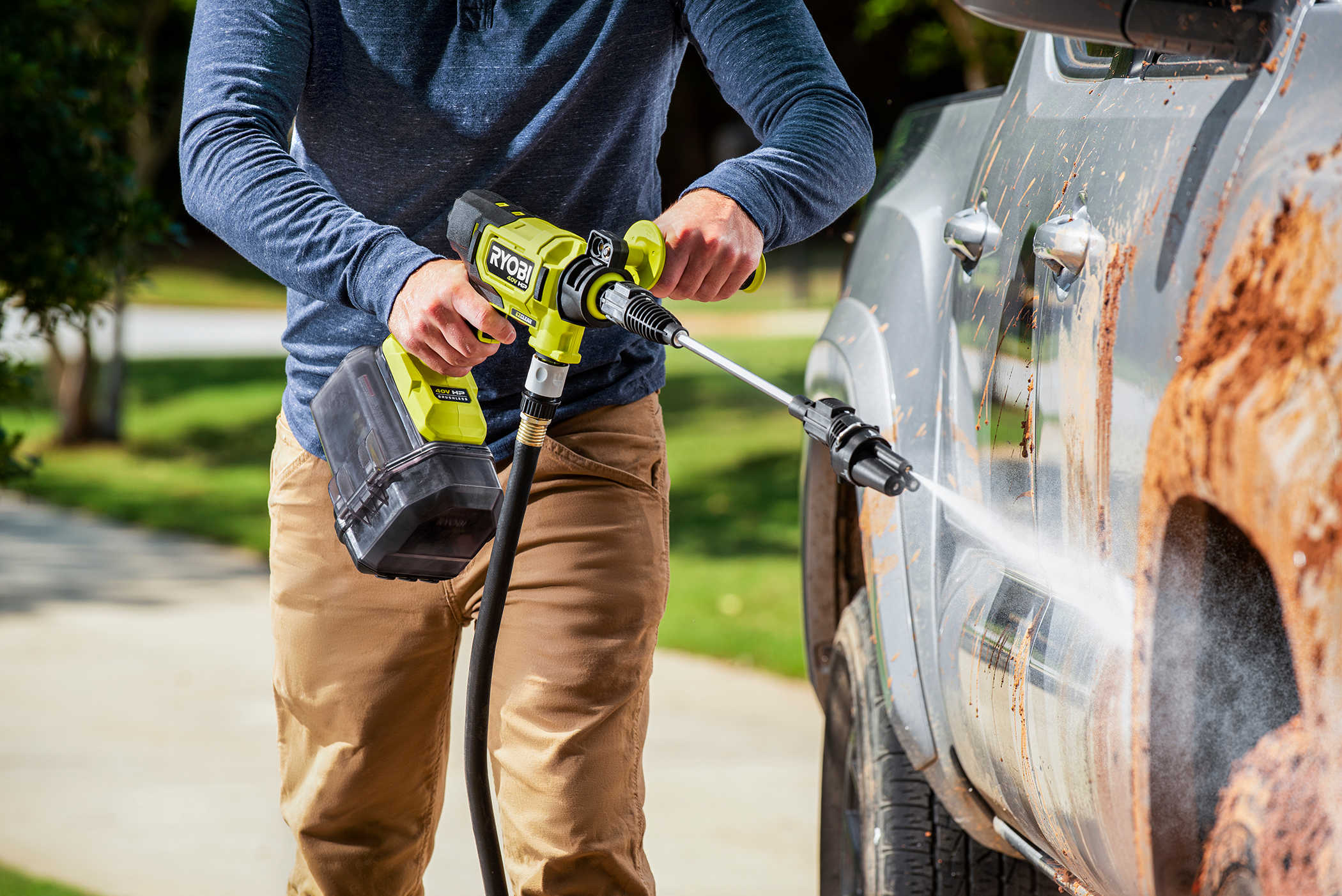 Product Features Image for 40V HP BRUSHLESS POWER CLEANER - KIT.