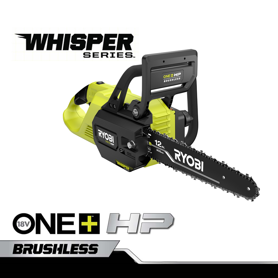 Feature Image for 18V ONE+ HP BRUSHLESS WHISPER SERIES 12" CHAINSAW.