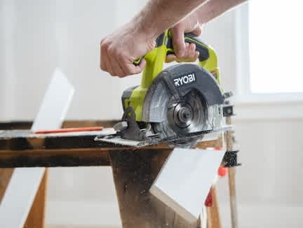 Product Features Image for 18V ONE+ CORDLESS 5-TOOL KIT WITH MITRE SAW.