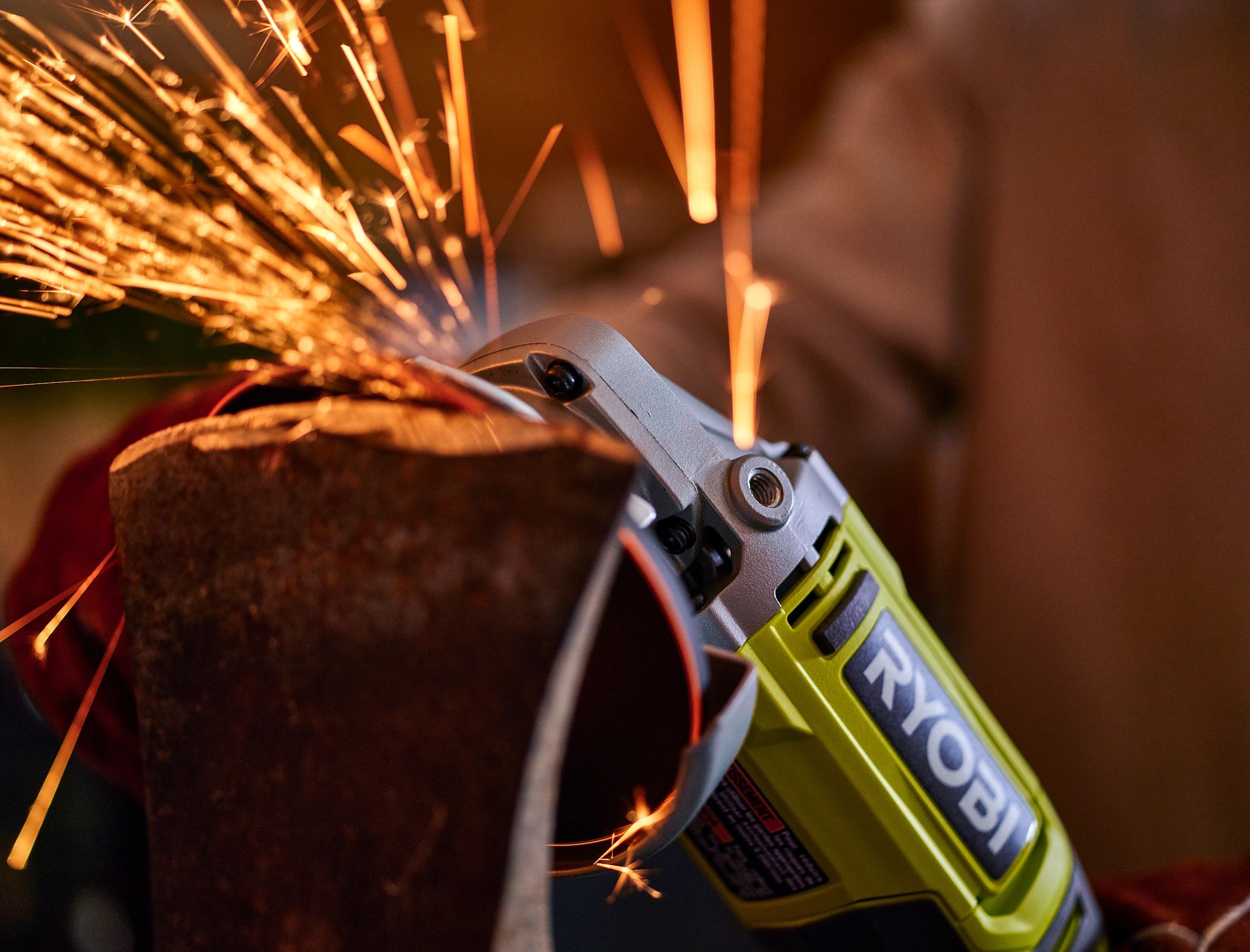 Product Features Image for 18V ONE+ 4-1/2" ANGLE GRINDER (TOOL ONLY).