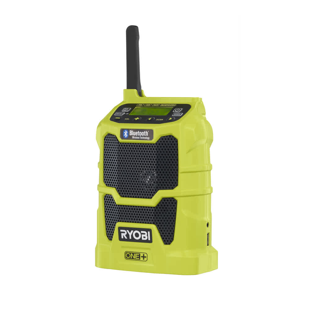 Product Features Image for 18V ONE+™ Compact Radio with Bluetooth® Wireless Technology.