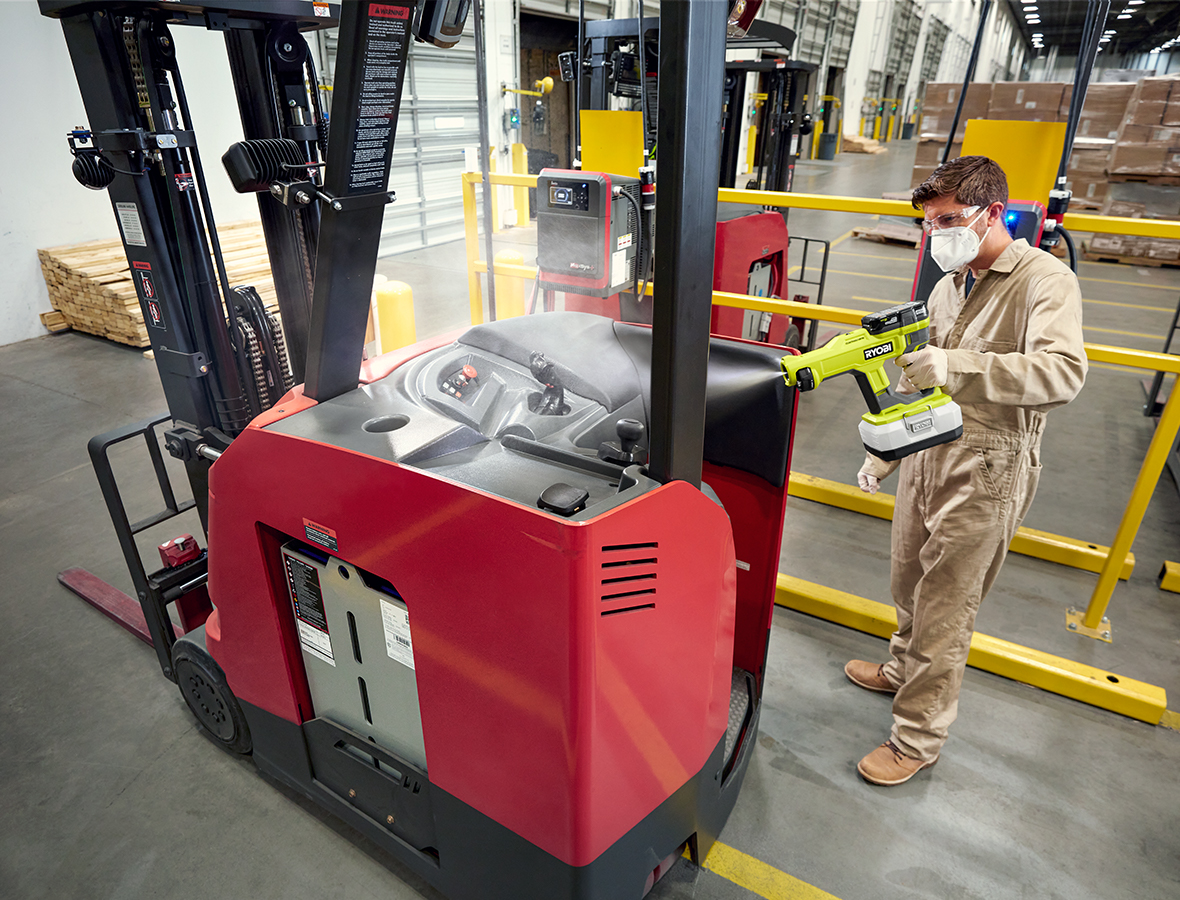 Product Features Image for 18V ONE+ CORDLESS HANDHELD ELECTROSTATIC (TOOL ONLY).