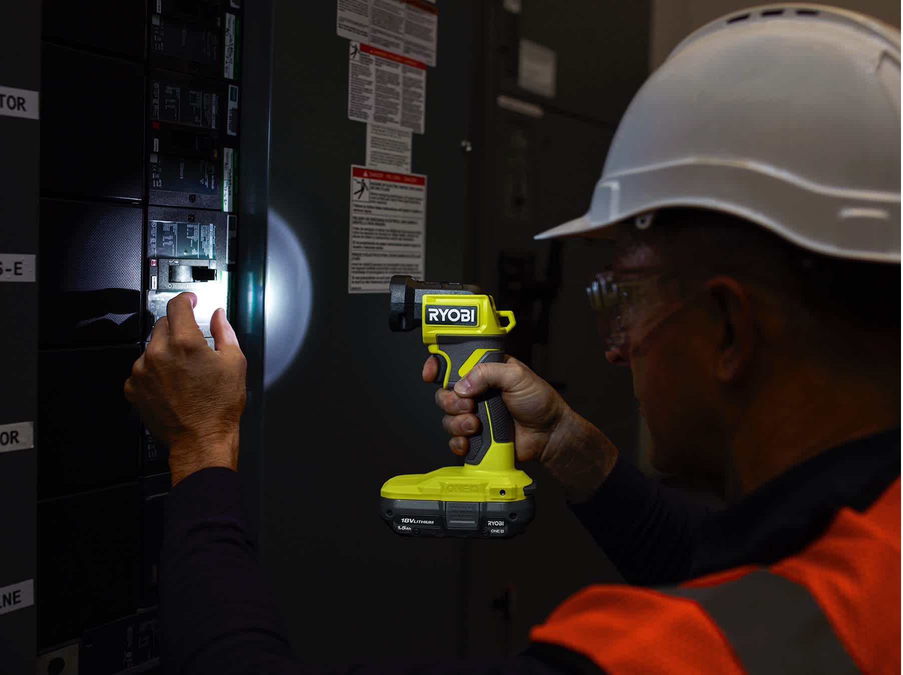 Product Features Image for 18V ONE+ CORDLESS 5-TOOL KIT WITH MITRE SAW.