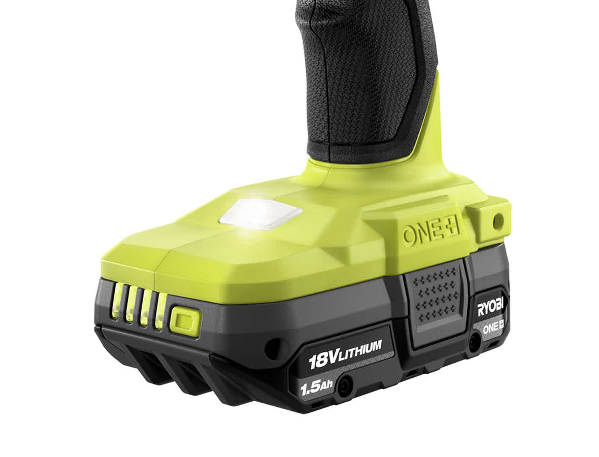 Product Features Image for 18V ONE+ HP COMPACT CORDLESS 1/2" DRILL/DRIVER KIT WITH 1.5 AH BATTERY AND CHARGER.