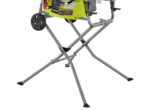 Product Features Image for RYOBI 15 Amp 10-inch Expanded Capacity Table Saw With Rolling Stand.
