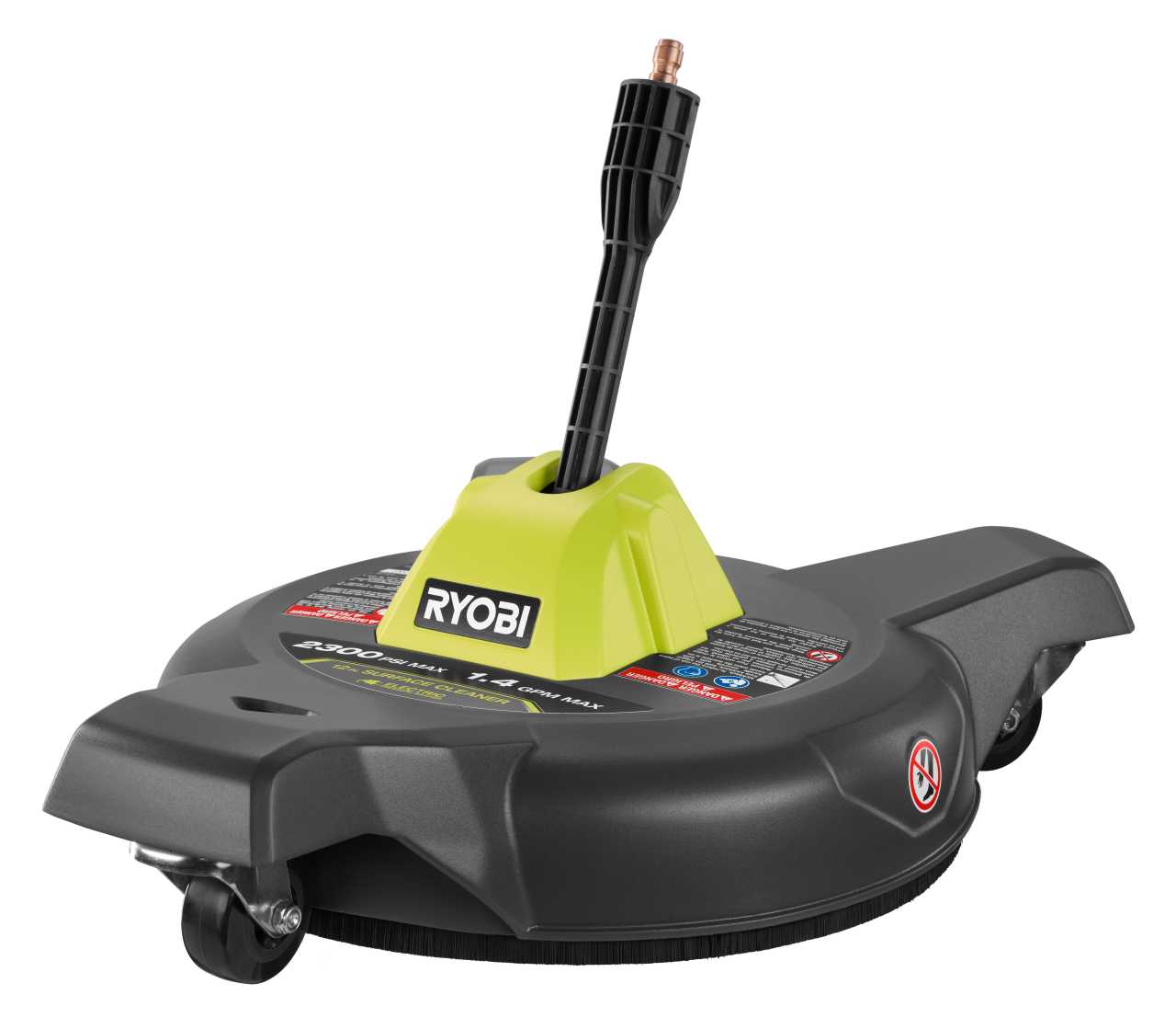 Product Features Image for 12" SURFACE CLEANER FOR ELECTRIC PRESSURE WASHERS.