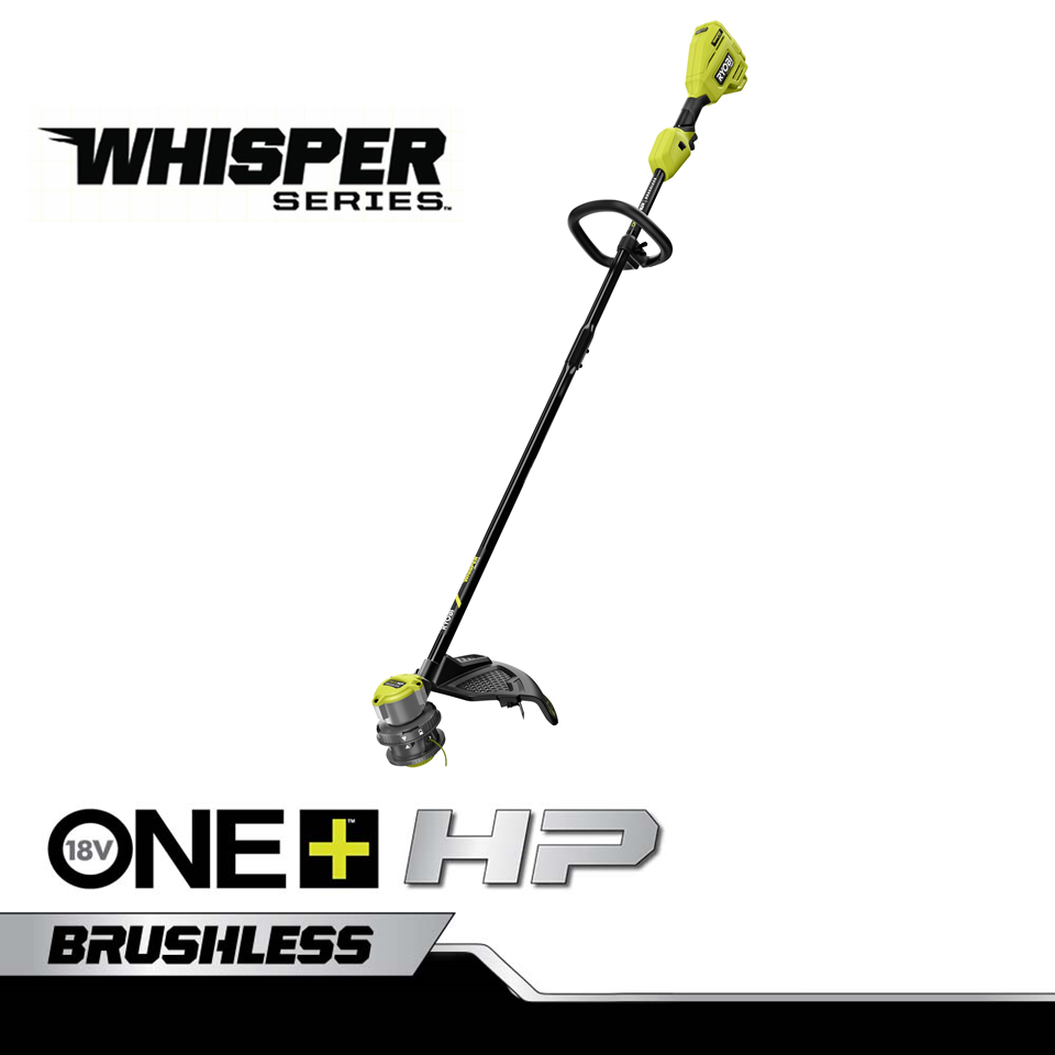 Feature Image for 18V ONE+ HP BRUSHLESS WHISPER SERIES 15" STRING TRIMMER.