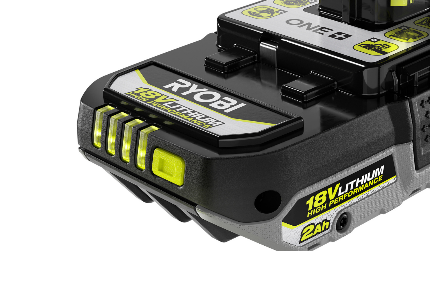 Product Features Image for 18V ONE+ 2.0 AH COMPACT HIGH PERFORMANCE BATTERY (2-PACK).
