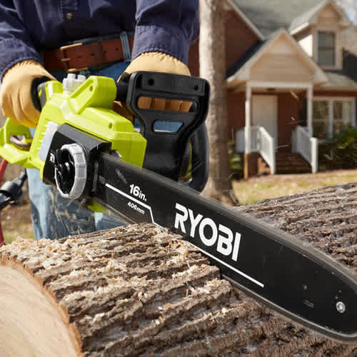 Product Features Image for 13 AMP ELECTRIC 16" CHAIN SAW.