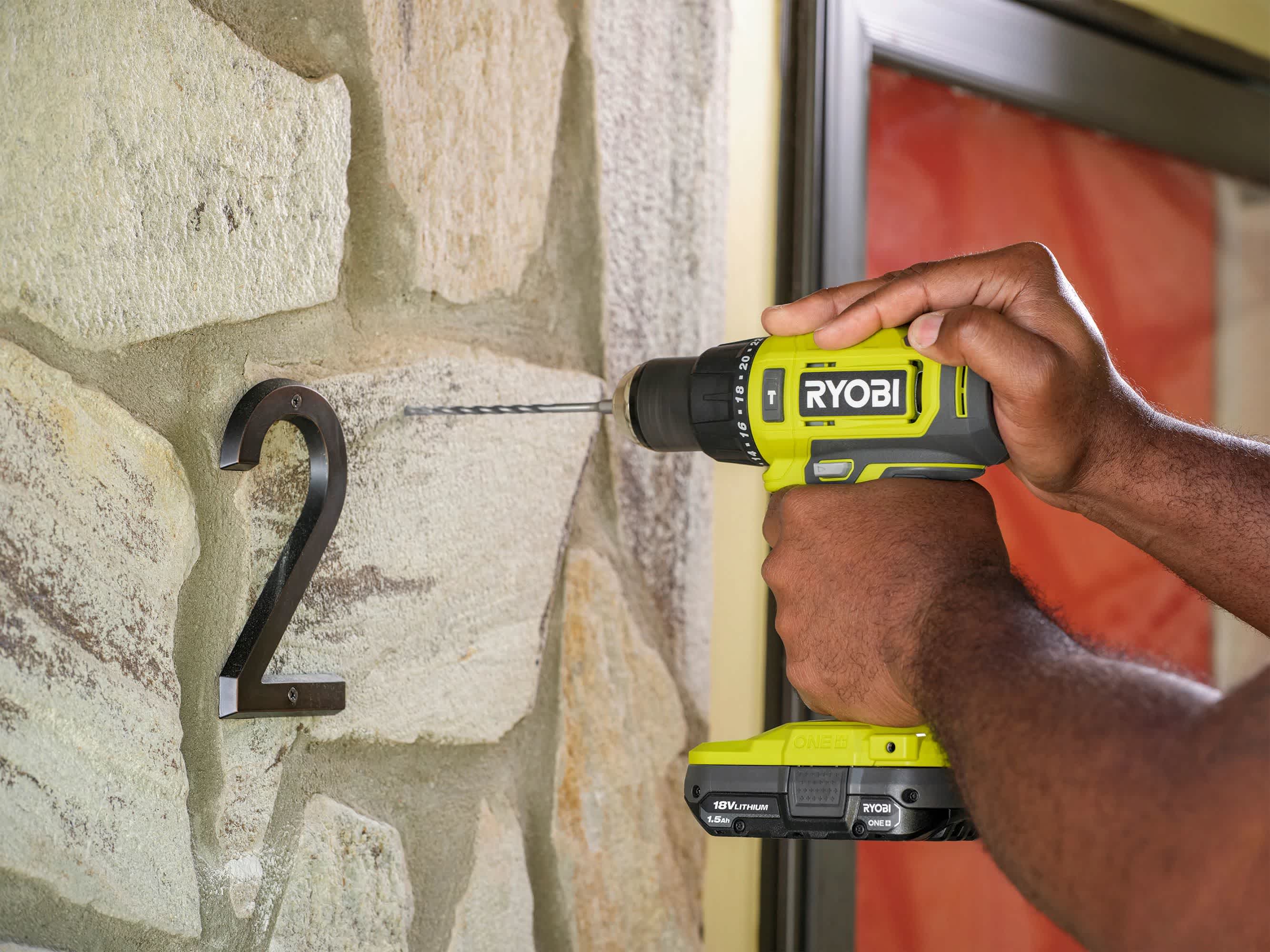 Product Features Image for ONE+ 18V CORDLESS 1/2 IN. HAMMER DRILL KIT WITH 1.5 AH BATTERY AND CHARGER.