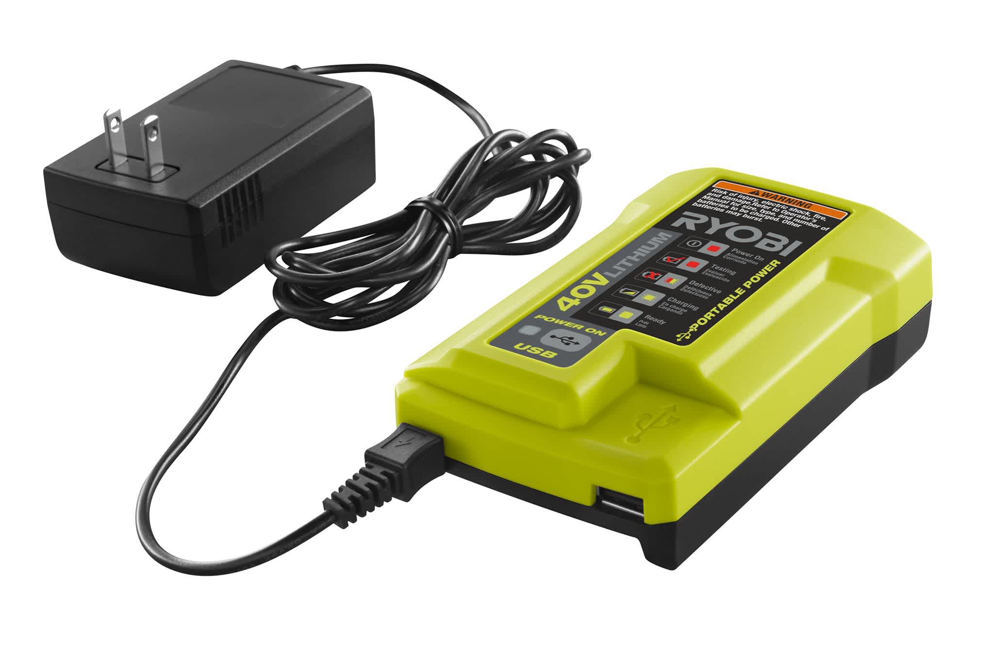 Product Features Image for 40V LITHIUM-ION 6.0AH HIGH CAPACITY BATTERY AND CHARGER KIT.
