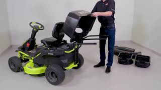 38 100 AH Electric Riding Mower - RYOBI Tools