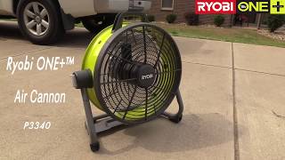 Ryobi discount fan p3340