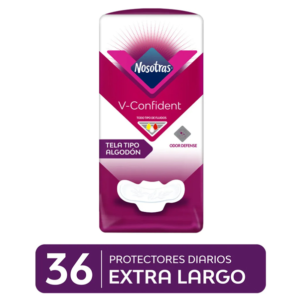 Protectores Diarios Extralargos V-Confident