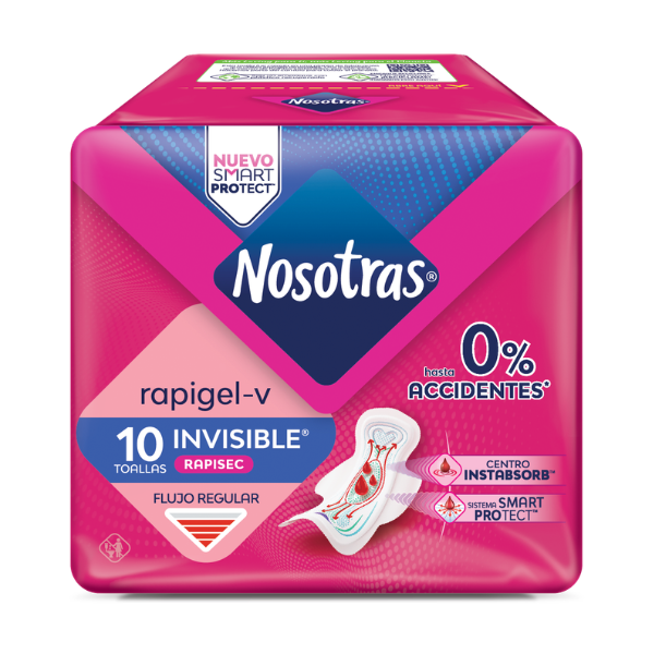 Tu Zona V es única y va cambiando a lo largo de tu vida. Por eso mientras la toalla más se adapte a tu cuerpo y tipo de flujo, mayor es la protección y comodidad que te brinda.
CUR-V®: máxima protección de última generación que conoce tu cuerpo hasta lo más íntimo.