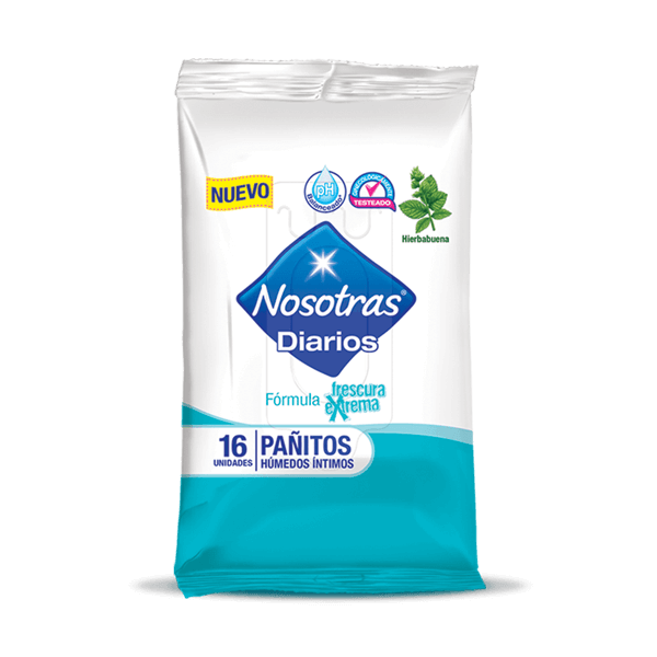 Pañitos Húmedos Íntimos Frescura Extrema con Hierbabuena Perú