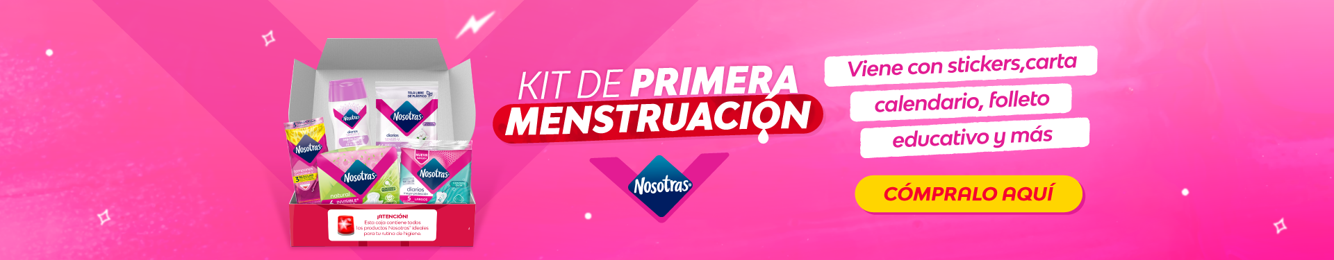 Banner Kit Primera Menstruacion