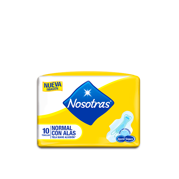 Toallas Nosotras Normal Alas Tela Suave