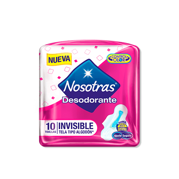 Toallas Nosotras Desodorante Invisible Bolivia