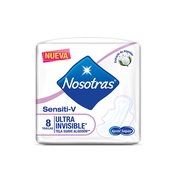 Toallas Nosotras Ultrainvisible Sensiti-V