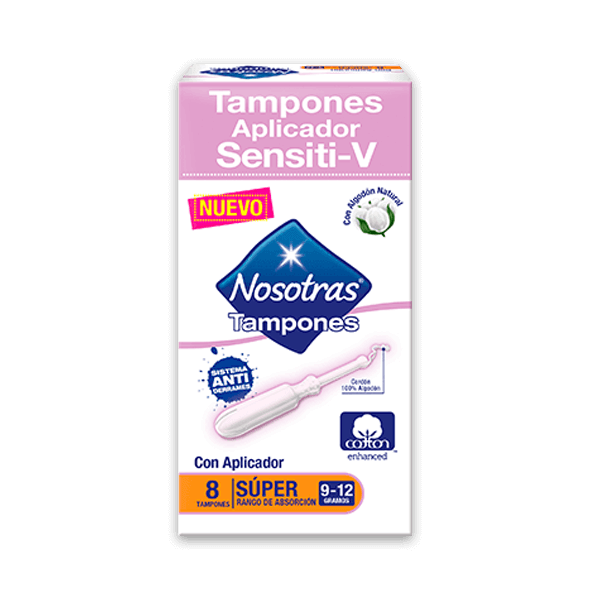 Nosotras Tampones con Aplicador Super Sensitive Perú