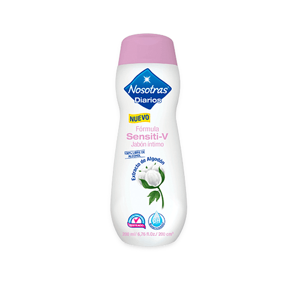 Jabón íntimo Nosotras Sensiti-V Chile