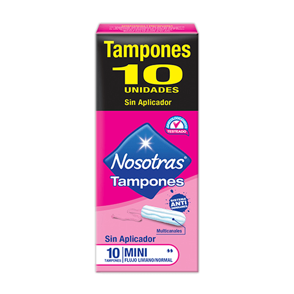 Nosotras Tampones sin Aplicador Mini Paraguay