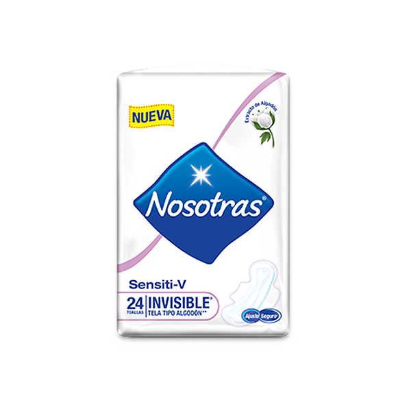 Toallas Higiénicas Nosotras Sensiti-V Puerto Rico