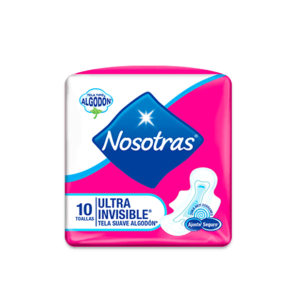 Toallas Nosotras Ultrainvisible Tela Suave