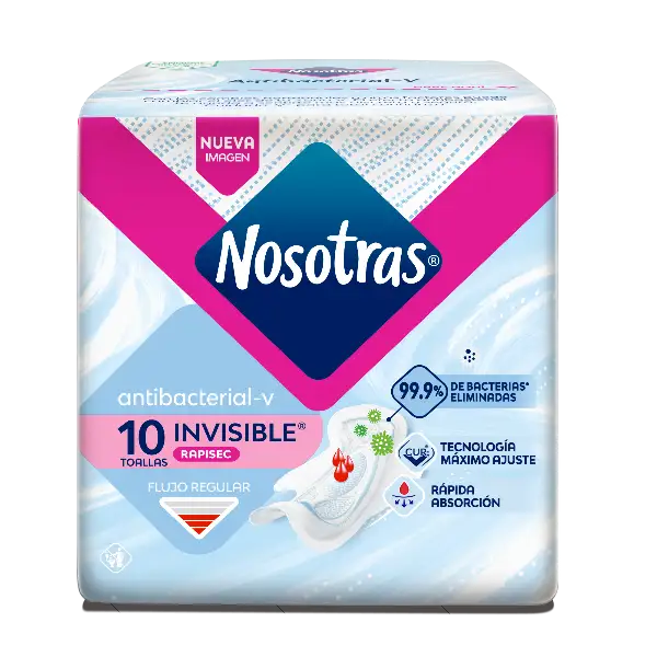 Toallas Invisible Antibacterial
