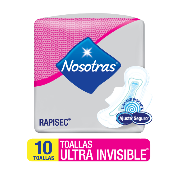 Toallas Nosotras Ultra Invisible Rapisec