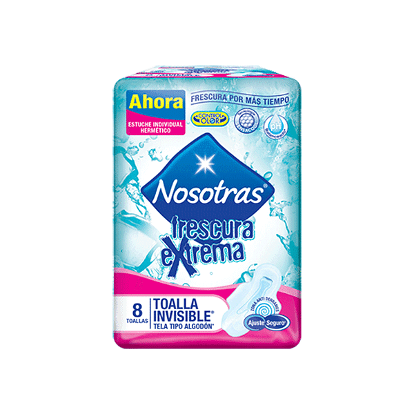 Toallas Nosotras Invisible Frescura Extrema Puerto Rico