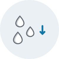 Moisture loss can cause itchy and dry skin icon