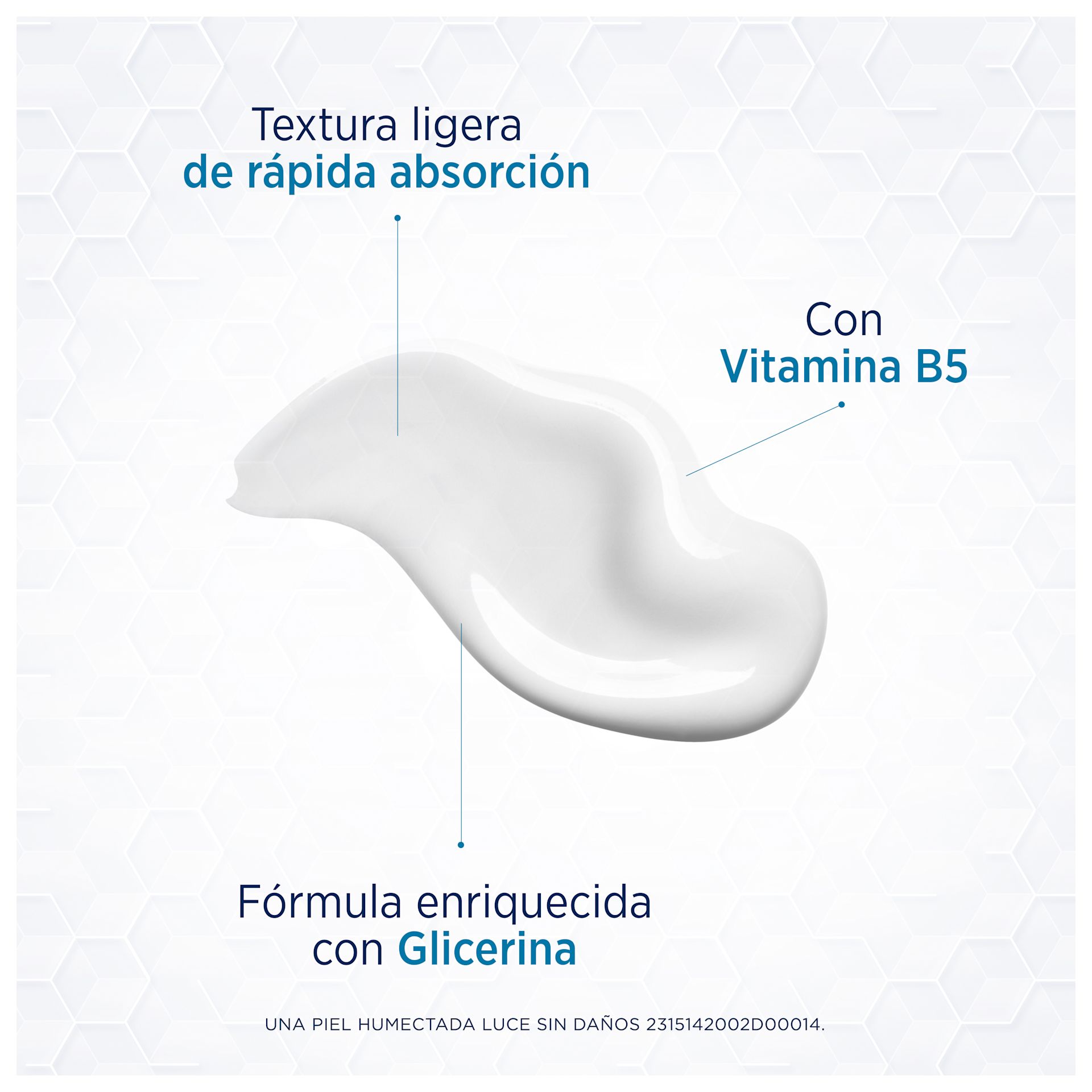 Características del producto humectación diaria