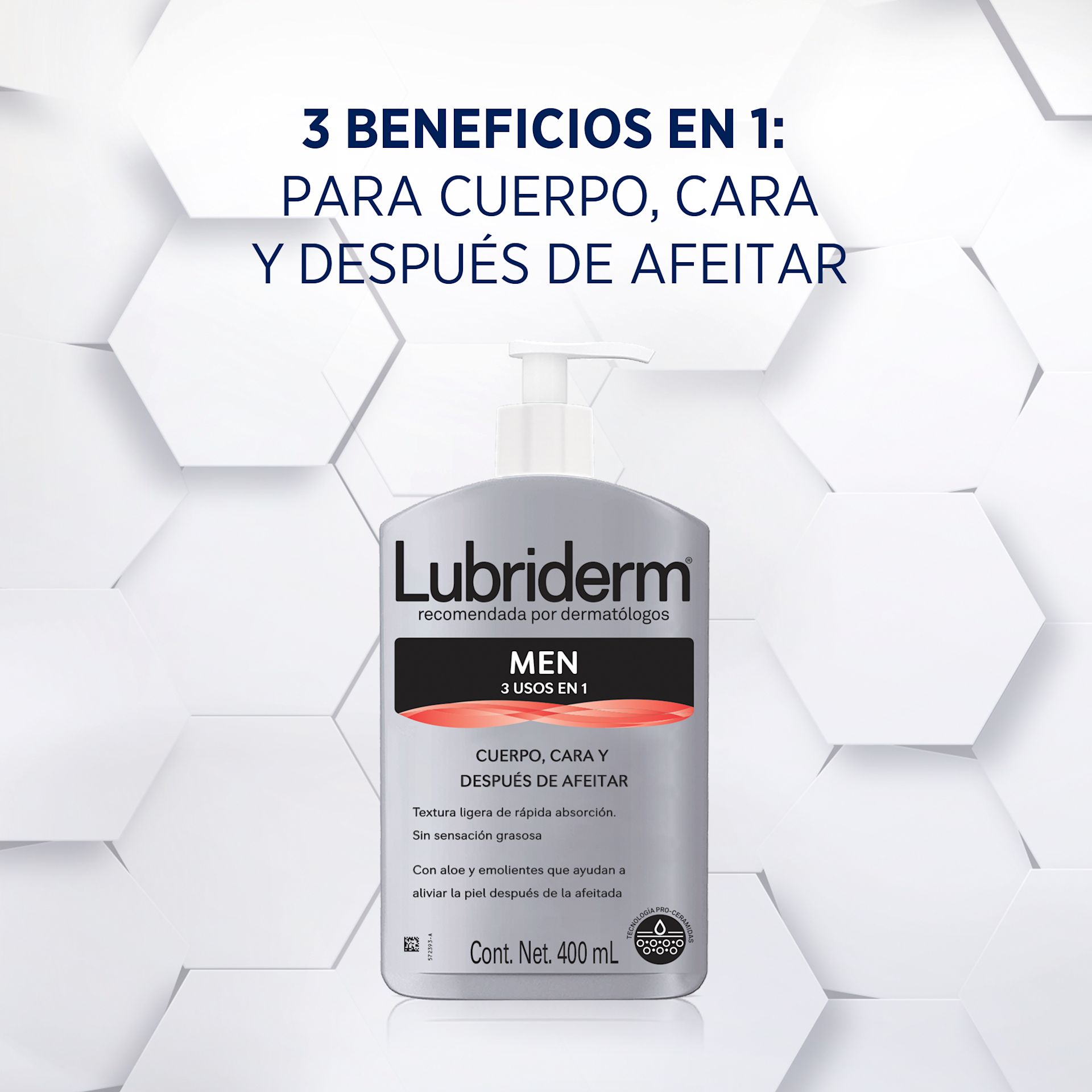 LUBRIDERM® Men’s 3 en 1