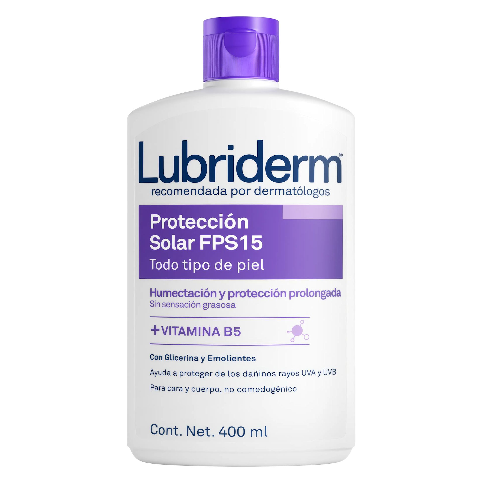 LUBRIDERM LATAM COL 7702035457639 PROTECCION SOLAR FPS15 400ML 00000 TIF