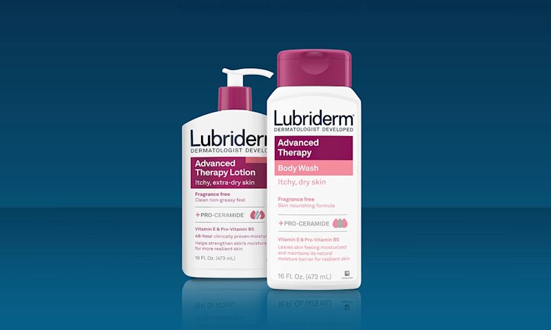  Lubriderm® Advanced Therapy lineup card