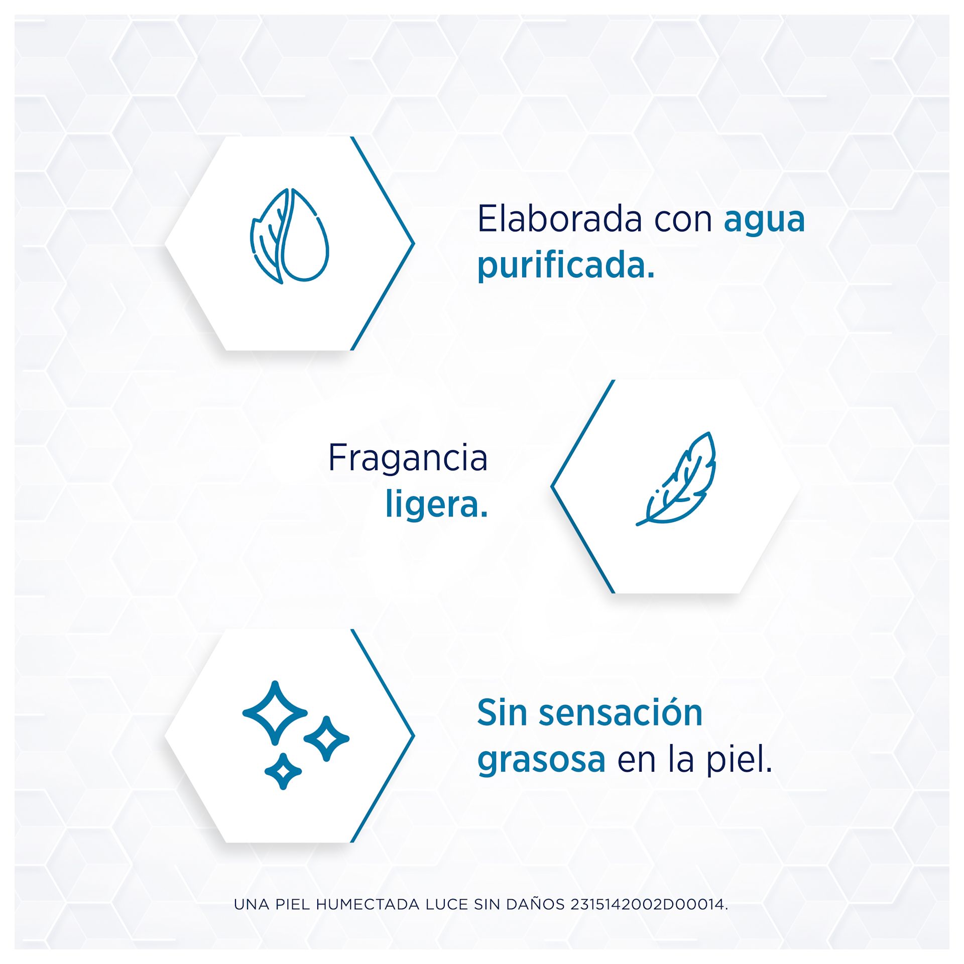 Fórmula del producto humectación diaria