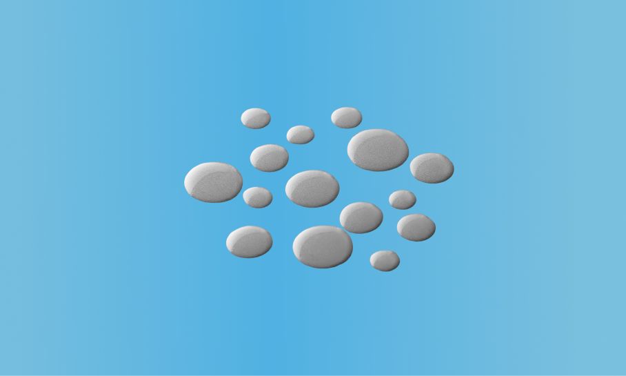 Image of Vitamin E molecule, showcasing its structure and emphasizing its antioxidant properties that help protect and nourish the skin in Lubriderm products.