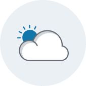 Weather can dry out skin icon