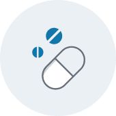 Medications can cause itchy and dry skin icon