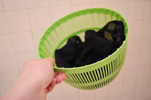 Use a Salad Spinner to Clean Hand-Wash Laundry Items