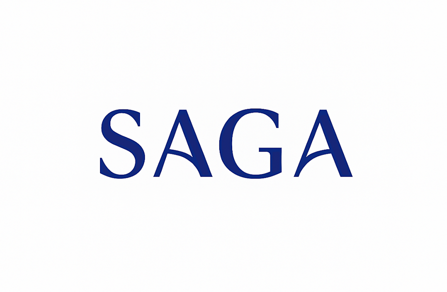 Saga logo website