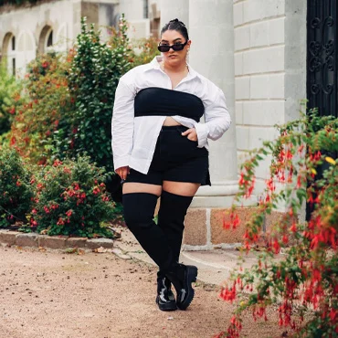 PLUS SIZE STYLE HACKS  WIDE-CALF BOOT HACK (for skinny ankles